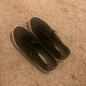 Blowfish Black Canvas Lace-Up Women's Sneakers